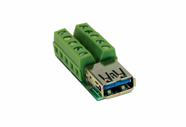 Adapter 10 Pin USB 3.0 Buchse an Terminal Block, Exsys® [EX-49060]