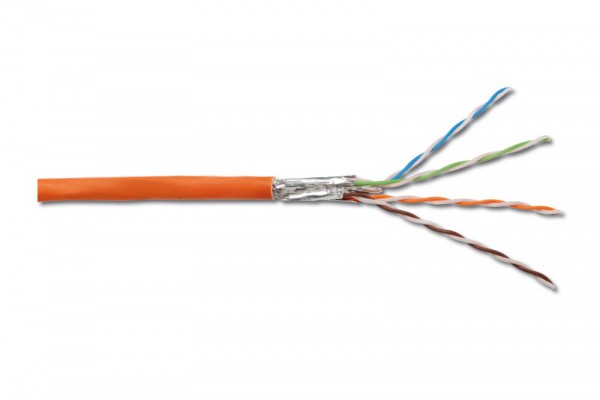 Verlegekabel, Cat. 7, S/FTP, PiMF, 1000MHz, 100m Rolle, Good Connections®