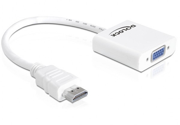 Adapter, HDMI A Stecker an VGA Buchse, Delock® [65346]