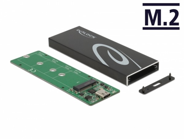 Externes Gehäuse für M.2 SATA SSD mit USB Type-C™ Buchse, Delock® [42003]