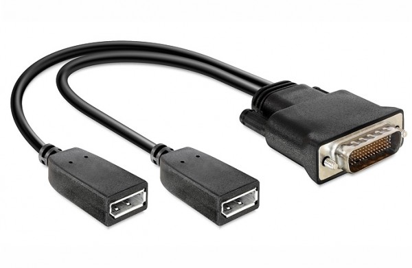 Adapter DMS-59 Stecker > 2 x DP Buchse 25 cm , Delock ® [65354]