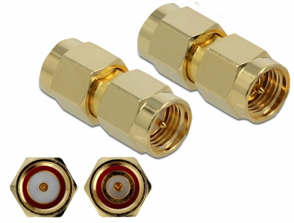 Adapter SMA Stecker an SMA Stecker 10 GHz, Delock® [89970]