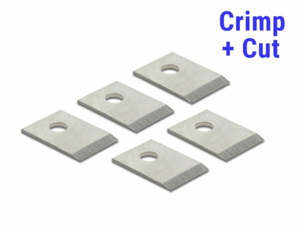 RJ45 Crimp+Cut Klingen Set 5 Stück für Delock 86450 , Delock® [86499]