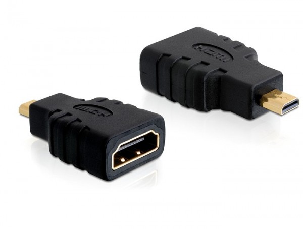 Adapter HDMI-A Buchse an HDMI-D Stecker, Delock® [65242]