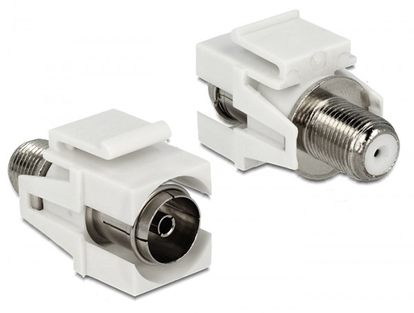 Keystone Modul IEC Buchse an F Buchse, Delock® [86334]
