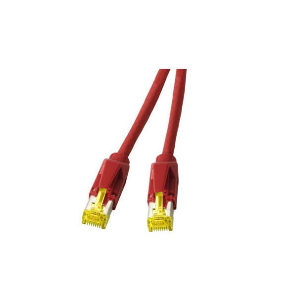 Cat. 6a, RJ45 Patchkabel HRS TM31 S/FTP Dätwyler 1200MHz 10m rot