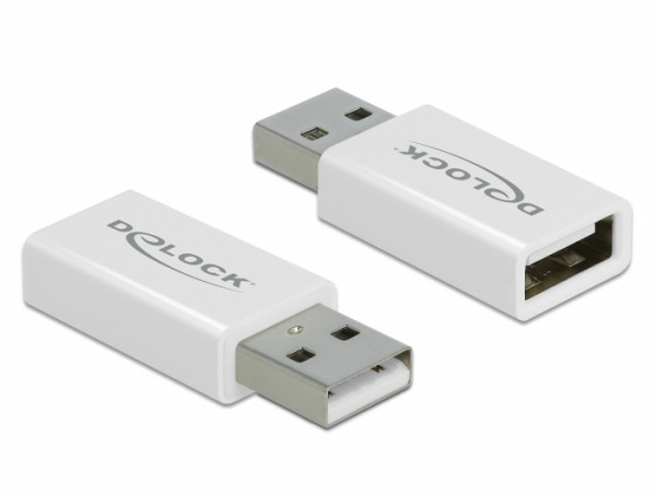 USB 2.0 Adapter Typ-A Stecker zu Typ-A Buchse Datenblocker, Delock® [66530]