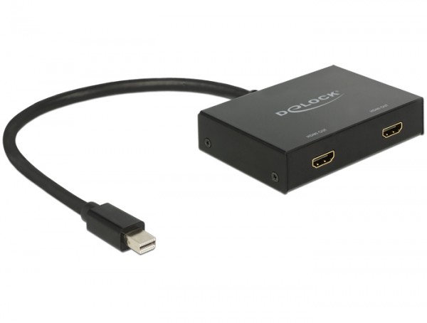 Splitter mini Displayport 1.2 in an 2 x HDMI out, Delock® [87696]