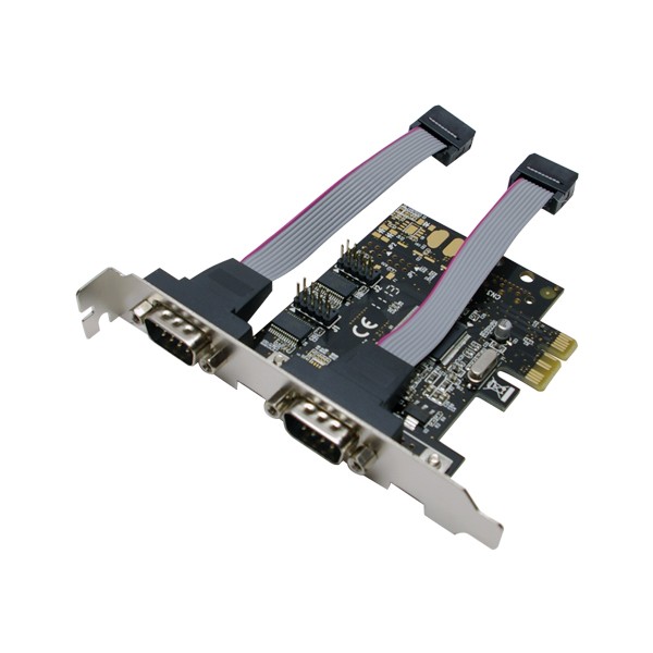 LogiLink® PCI Express Schnittstellenkarte Seriell 2x RS232 [PC0031]
