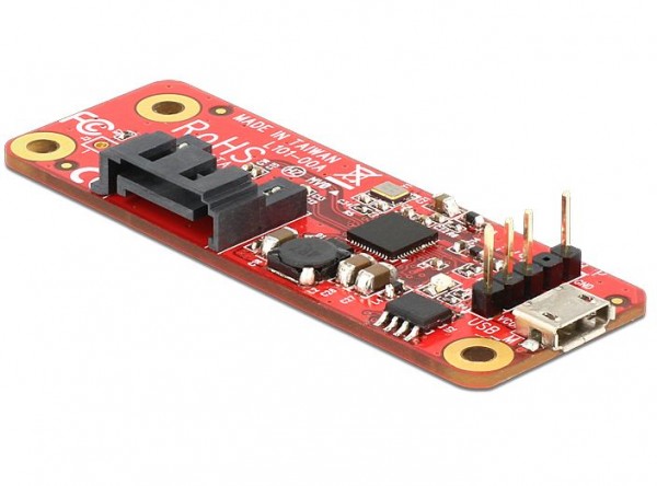 Konverter Raspberry Pi USB 2.0 an SATA 7-Pin, Delock® [62626]