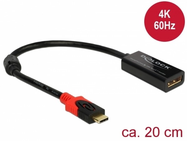 DisplayPort Adapter für einen USB Type-C™ Monitor 4K 60 Hz, Delock® [63928]