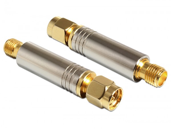 SMA Stecker an SMA Buchse Gleichspannungskurzschluss 4,7 kOhm, Delock® [88750]