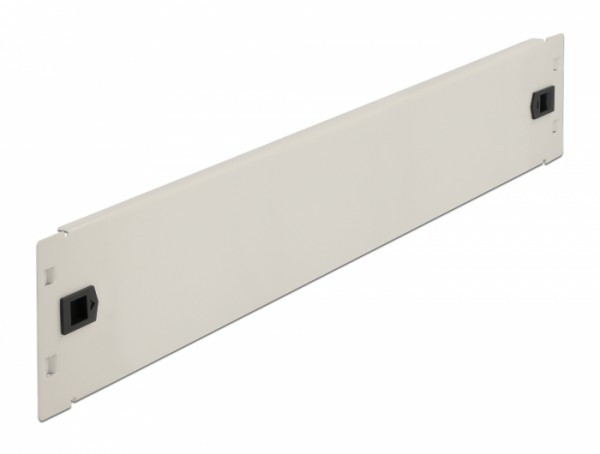 19? Netzwerkschrank Blindabdeckung werkzeugfrei 2 HE grau, Delock® [66632]