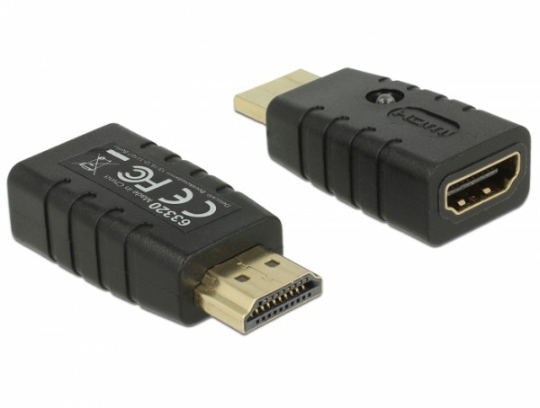 Adapter HDMI-A Stecker > HDMI-A Buchse EDID Emulator, Delock® [63320]