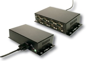 USB zu 8S Seriell RS-232, verschraubbar, Metallgehäuse, Exsys® [EX-1338HMV]