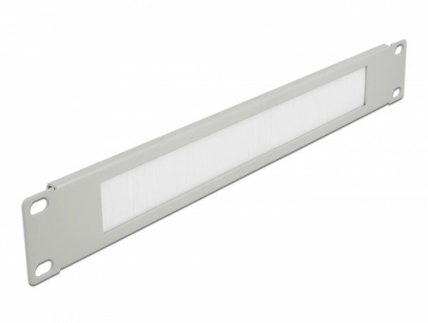 19" Kabelmanagement Bürstenleiste 1 HE grau, Delock® [66532]