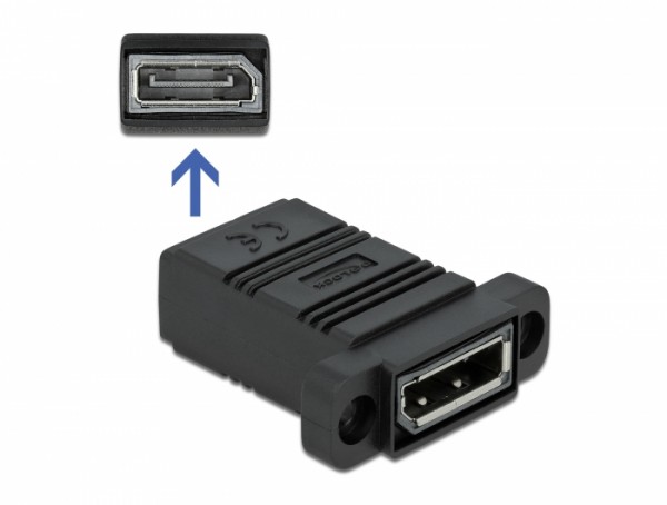 Easy 45 DisplayPort Adapter gerade , Delock® [81309]