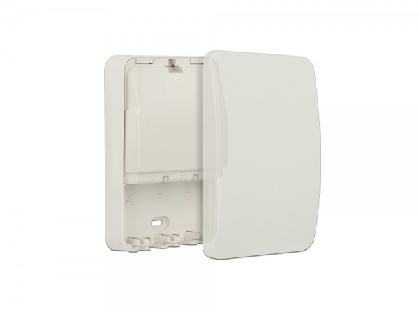 Keystone Leergehäuse 3 Port geschlossen, Delock® [86262]