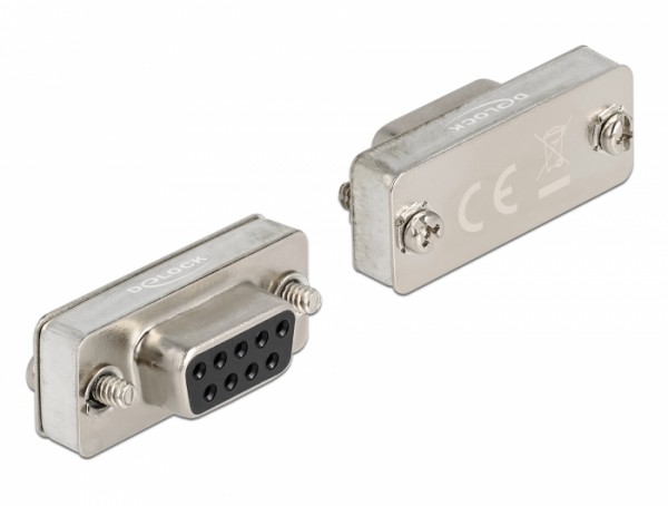 RS-232/422/485 Loopback Adapter mit DB9 Buchse, Delock® [66827]