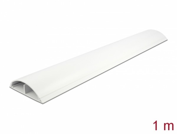 Kabelkanal selbstklebend 89 x 21 mm - Länge 1 m weiß, Delock® [20707]