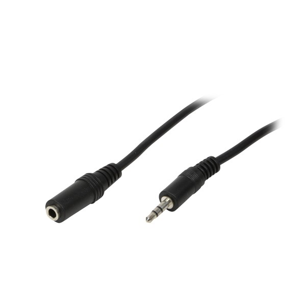 Stereo Audio Verlängerungsskabel, 3,5mm Klinkenstecker zu Klinkenbuchse, 5.0m, LogiLink®, [CA1055]