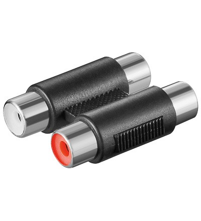 Audio-Adapter, 2x Cinch Kupplung auf 2x Cinch Kupplung, Good Connections®