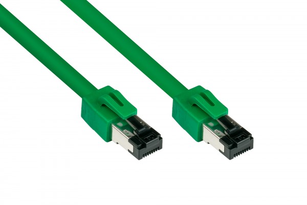 RNS® Patchkabel Cat. 8.1, S/FTP, PiMF, halogenfrei (LSZH), 2000MHz, 40Gbit/s, grün, 10m, Good Connections®