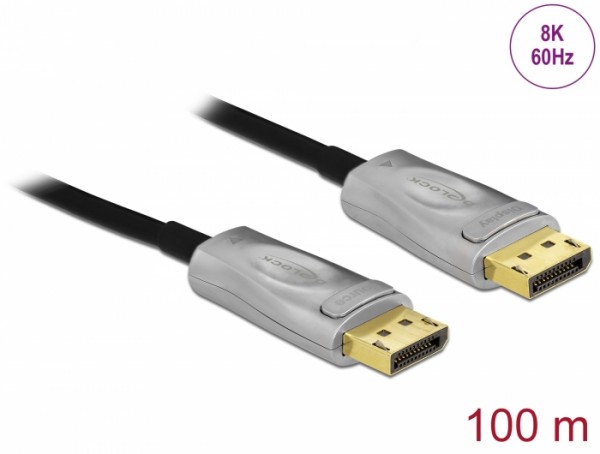 Aktives Optisches Kabel DisplayPort 1.4 8K 100 m, Delock® [84143]