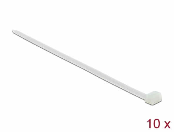 Kabelbinder L 920 x B 9 mm 10 Stück weiß, Delock® [19703]