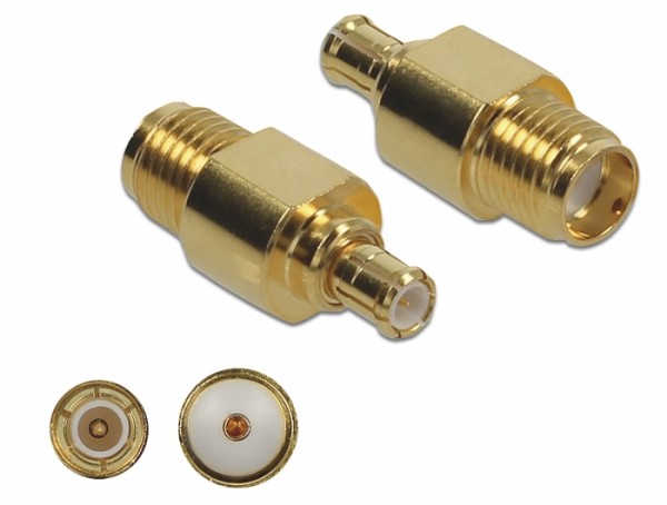 Adapter SMA Buchse an MCX Stecker 10 GHz, Delock® [89959]