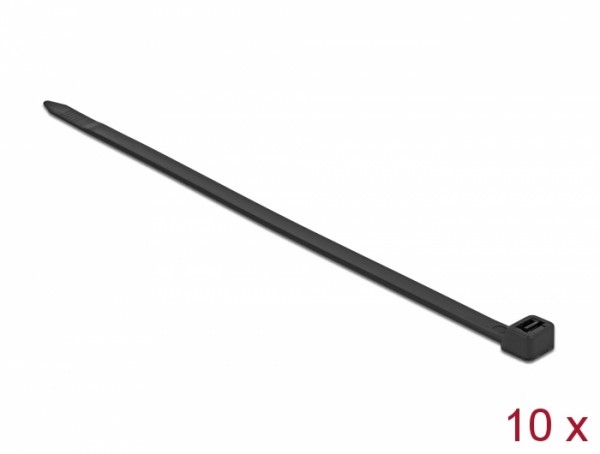 Kabelbinder L 920 x B 9 mm 10 Stück schwarz, Delock® [19674]