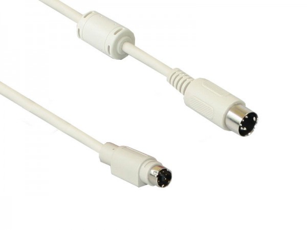 Tastaturadapterkabel Mini DIN 6-Stecker an DIN-5 Stecker, Good Connections®