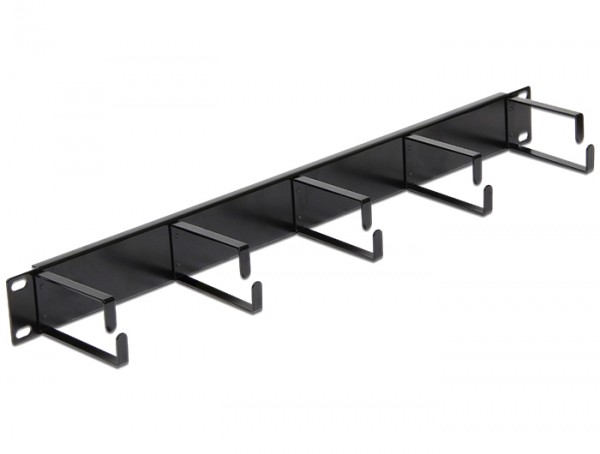 19" Kabelmanagement Panel schwarz, Delock® [42496]