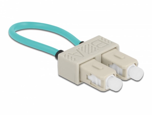 LWL Loopback Adapter SC / OM3 Multimode beige, Delock® [86923]