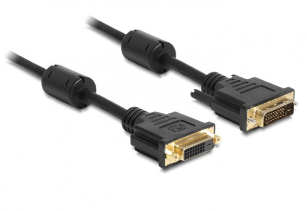 Anschlusskabel DVI 24+1 St/ Bu Verlängerung 2m Delock® [83186]