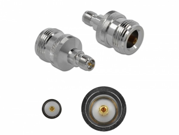 Adapter N Buchse an RP-SMA Buchse 10 GHz, Delock® [89987]