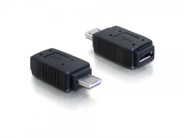 Adapter USB micro A+B Buchse an USB micro A Stecker, Delock® [65032]