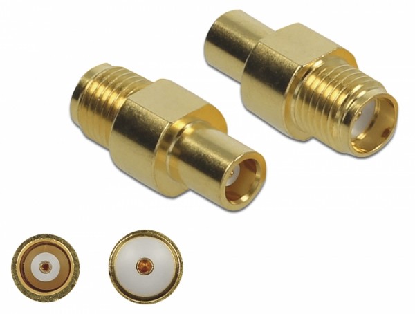 Adapter SMA Buchse an MCX Buchse 10 GHz, Delock® [89958]