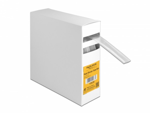 Schrumpfschlauch Box 7 m x 16 mm transparent, Delock® [19936]