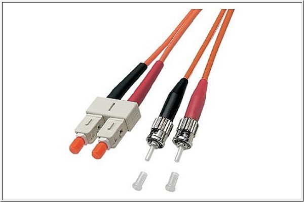Patchkabel LWL Duplex OM1 (Multimode, 62,5/125) ST/SC, 1m, Good Connections®