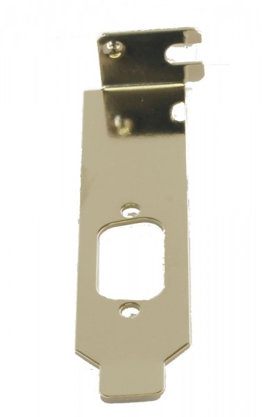 LowProfile Bracket für 9 Pin Stecker/Buchsen, Exsys® [EX-LP9PIN]
