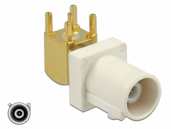 FAKRA B Stecker 90° PCB, Delock® [89773]