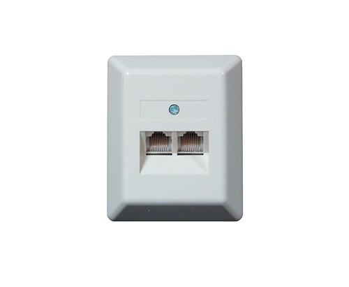 ISDN Aufputzdose, 2 x RJ-45