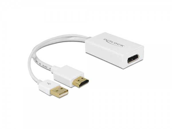 Adapter HDMI-A Stecker an Displayport Buchse, Delock® [62496]