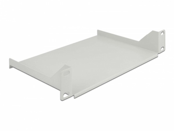 10" Fachboden für Netzwerkschrank 1 HE grau, Delock® [66854]