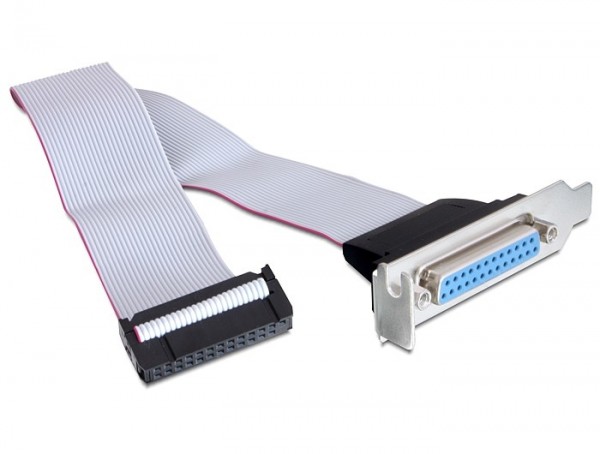 Slotblech, Parallel Port 25pol/25p intern low profile, Delock® [84476]