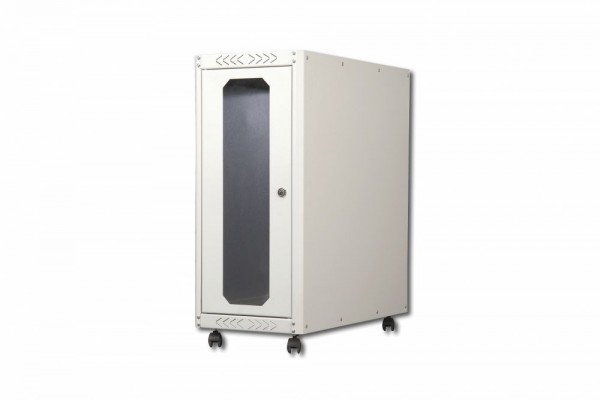 SoHo PC Schrank, Computergehäuse, Glastür, 650,300,600 mm, grau, Digitus® [DN-CC 9001]