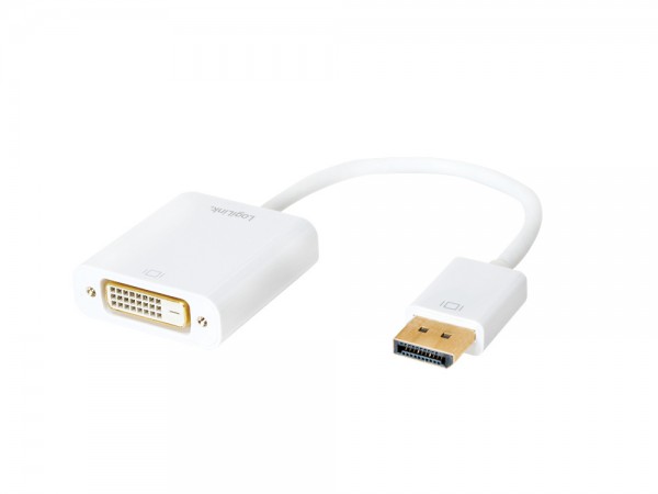 DisplayPort 1.2 auf DVI Adapter (Aktiv), LogiLink® [CV0058B]