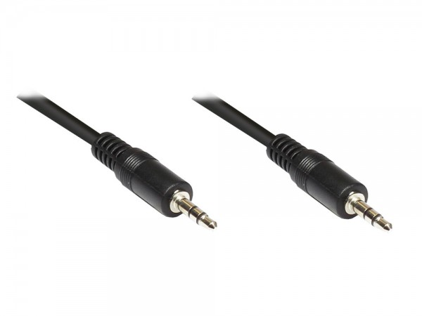 Stereo Verbindung 3,5mm Klinke St./St., 0,6m, Good Connections®
