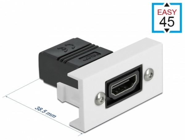 Easy 45 HDMI Modul gerade 22,5 x 45 mm , Delock® [81303]